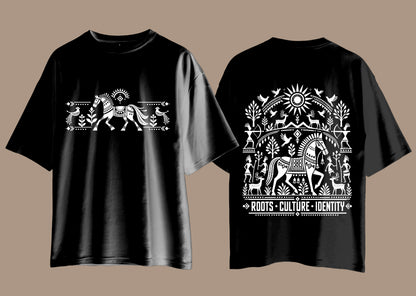 Roots Culture Identity Tribal Oversized Standard T-Shirt