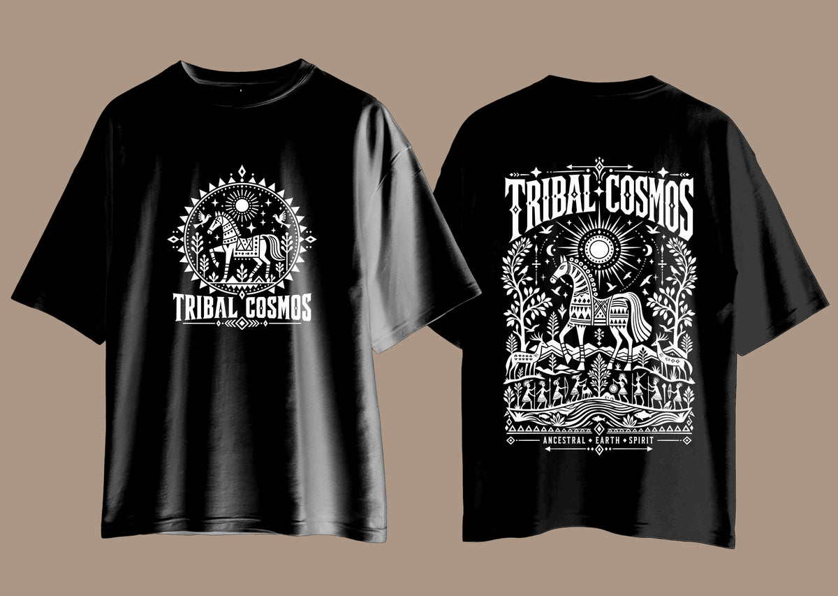 Tribal Cosmos Oversized Standard T-Shirt