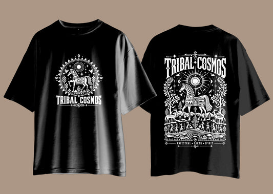 Tribal Cosmos Oversized Standard T-Shirt
