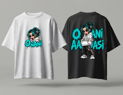 O Nani Terry Oversized Tee | Tribeo