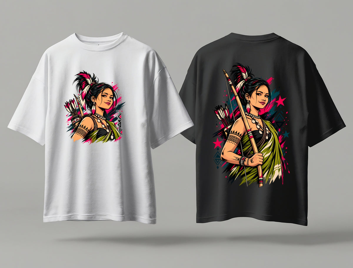 Tribal Archer Oversized Classic T-Shirt | Tribeo